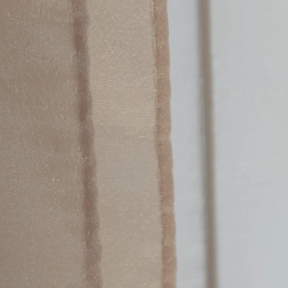 Sally Gee Skinny Scarf Japanese Vintage Cream Tan Beige Letter B Embroidery